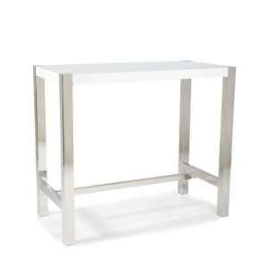  Moes Home Collection ER 1080 18 Riva Bar Table in White 