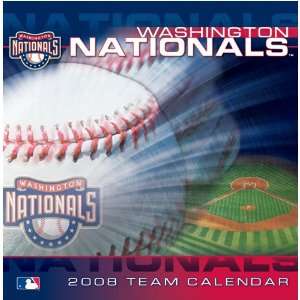  WASHINGTON NATIONALS 2008 MLB Daily Desk 5 x 5 BOX 
