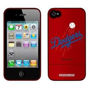  L A Dodgers with Baseball on Verizon iPhone 4 Case by 