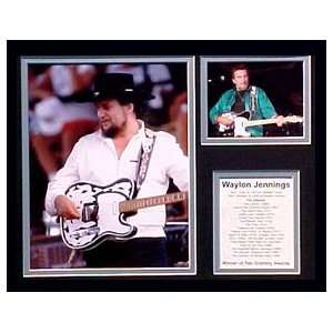  Waylon Jennings/Collectors Plaque Framed