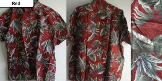  Palm Tropical Print resort Shirts Button Regular Big & Tall  