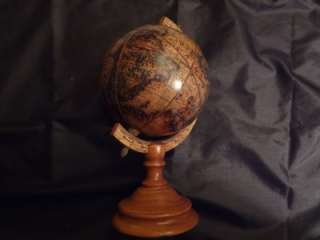 Mercurio DOro Wooden Globe Made In Italy Very Rare  