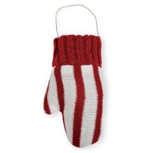  Red and White Mitten Ornaments