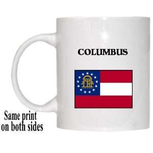    US State Flag   COLUMBUS, Georgia (GA) Mug 