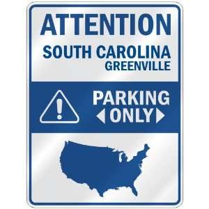   GREENVILLE PARKING ONLY  PARKING SIGN USA CITY SOUTH CAROLINA Home