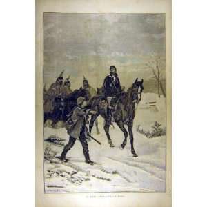    1884 Painting Le Guide Walker Military Horse Print
