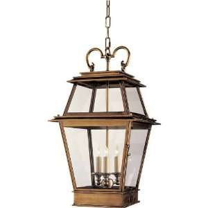 Visual Comfort CHO5000AB Chart House 3 Light French Hanging Lantern in