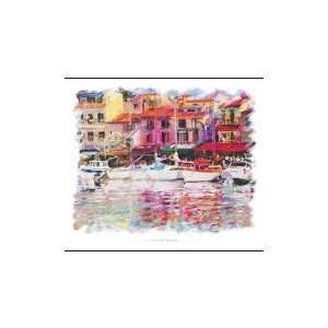  Corner Harbor, Mirabeau Poster Print