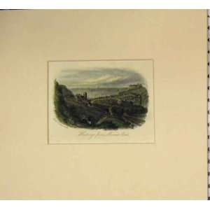   1840 Victorian Print View Hastings Minnis Rock Country