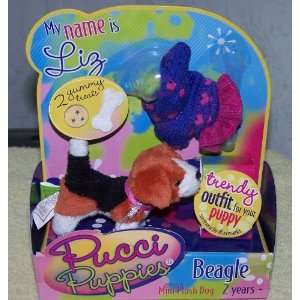  Pucci Puppies *Liz* Beagle Mini Plush Toys & Games