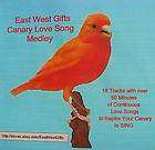CANARY Love Song Medley Bird CD 18 Tracks 60 Minutes Singing Singer 
