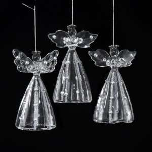   18 Inspirational Glass Angel Bell Christmas Ornaments