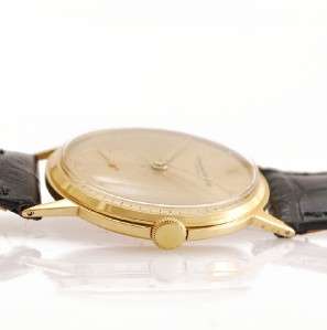 AUTHENTIC MENS INTERNATIONAL WATCH CO 18K SOLID YELLOW GOLD ELEGANT 
