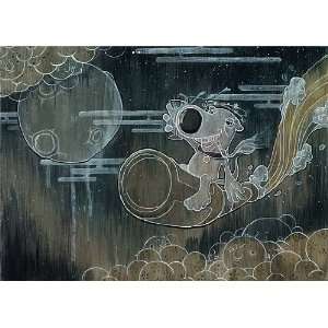 Family Guy Giclee Print (Paper) Ride to the Moon 