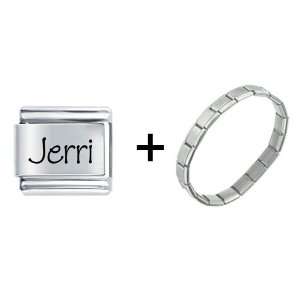  Name Jerri Italian Charm Pugster Jewelry