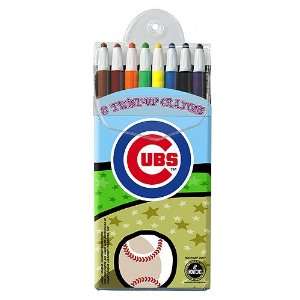  Twist Crayon   Chicago Cubs (8 Crayons) Toys & Games