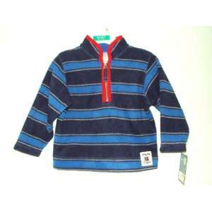  Carters Boys Microfleece Half zip L/S Pullover Blue 24 