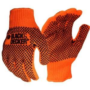  Black & Decker BD550C Microdot PVC Grip Glove, Orange 