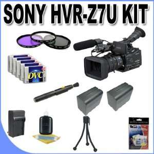  Sony HVR Z7U HDV Professional Video Camcorder + 2 Extended 