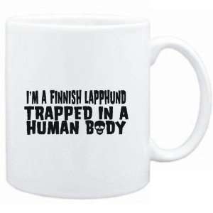  Mug White  I AM A Finnish Lapphund TRAPPED IN A HUMAN 