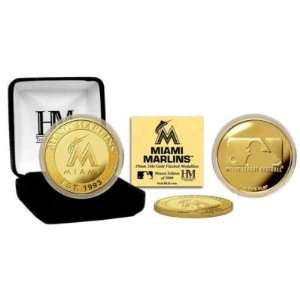 Miami Marlins 24KT Gold Coin