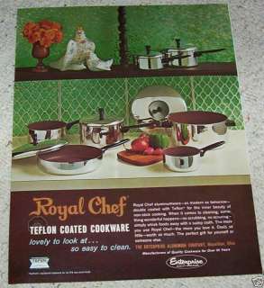 1966 Royal Chef aluminum Cookware Massillon Ohio 1pg AD  