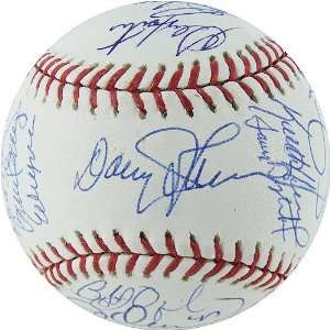  1986 Mets Team Signed MLB Baseball