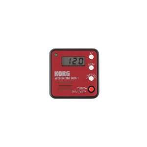   Korg microMetro Clip On Digital Metronome in Red Musical Instruments