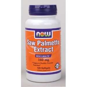  NOW Foods   Saw Palmetto Extract 160 mg 120 softgels 