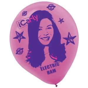  iCarly Printed Latex Balloons 6 Pack