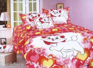 DISNEY Marie Cat single bed blanket Sheet and pillowcase 1 or 2 pcs 