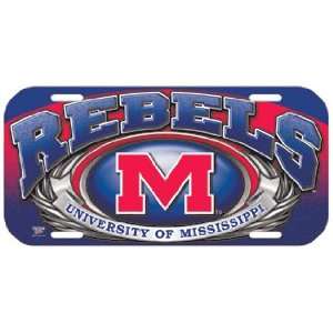 NCAA Ole Miss Rebels High Definition License Plate *SALE*  