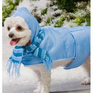  Dog Parka w/ Scarf in Blue Size Small Jacket Everything 