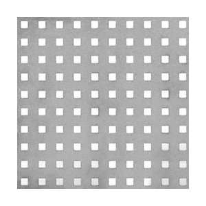 CRL Brushed Stainless 4x10 Perforated Infill Panel   Perforated Square 