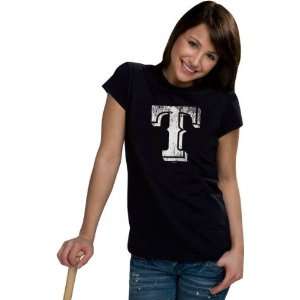    Texas Rangers Womens Distressed Ink My Team Tee