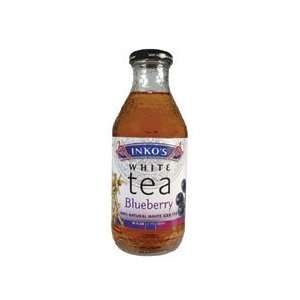 Inkos White Tea, Blueberry White Tea, 12/16 Oz  Grocery 
