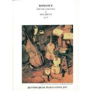  Bruch, Max   Romance Op. 85 for Viola and Piano   Masters Music 