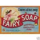 S1087 FAIRY SOAP METAL ADVERTISING WALL SIGN FREE P&P