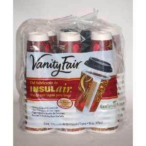  Vanity Fair 50 Pack of Insulated Cups and Lids   Triple Layer Cup 