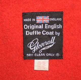 GLOVERALL MADE IN ENGLAND Wool DUFFLE COAT US 14 GB 38  