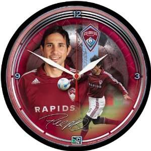   Colorado Rapids Pablo Mastroeni Round Clock