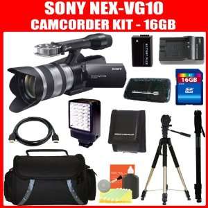   Interchangeable Lens Camcorder (Black) + 16GB Deluxe Camcorder