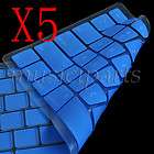 5pcs FULL SKY BLUE Keyboard Skin Cover protector for Macbook Pro 1315 