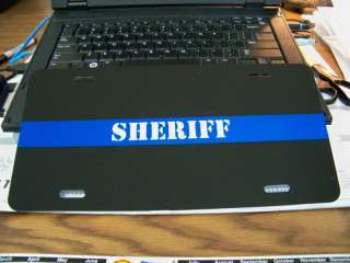 Thin Blue Line Plate / Tag SHERIFF  WITH 2 FREE DECALS  