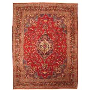  EORC Hand Knotted Wool MASHAD Rug ( 9 7 X 12 9) 