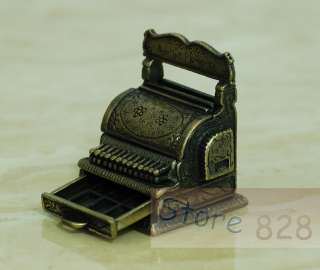 M06 Dollhouse Miniatures   Antique Cash Register  