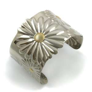  Lovely Intricately Crafted Flower Cuff Bracelet Jewelry