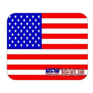  US Flag   New Berlin, Wisconsin (WI) Mouse Pad Everything 