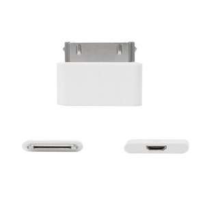   30 Pin Dock Charger Adapter Converter For iPhone 4 4S 3GS iPad 2