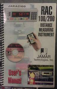 JAMAR TECHNOLOGIES RAC100 DMI USERS MANUAL  